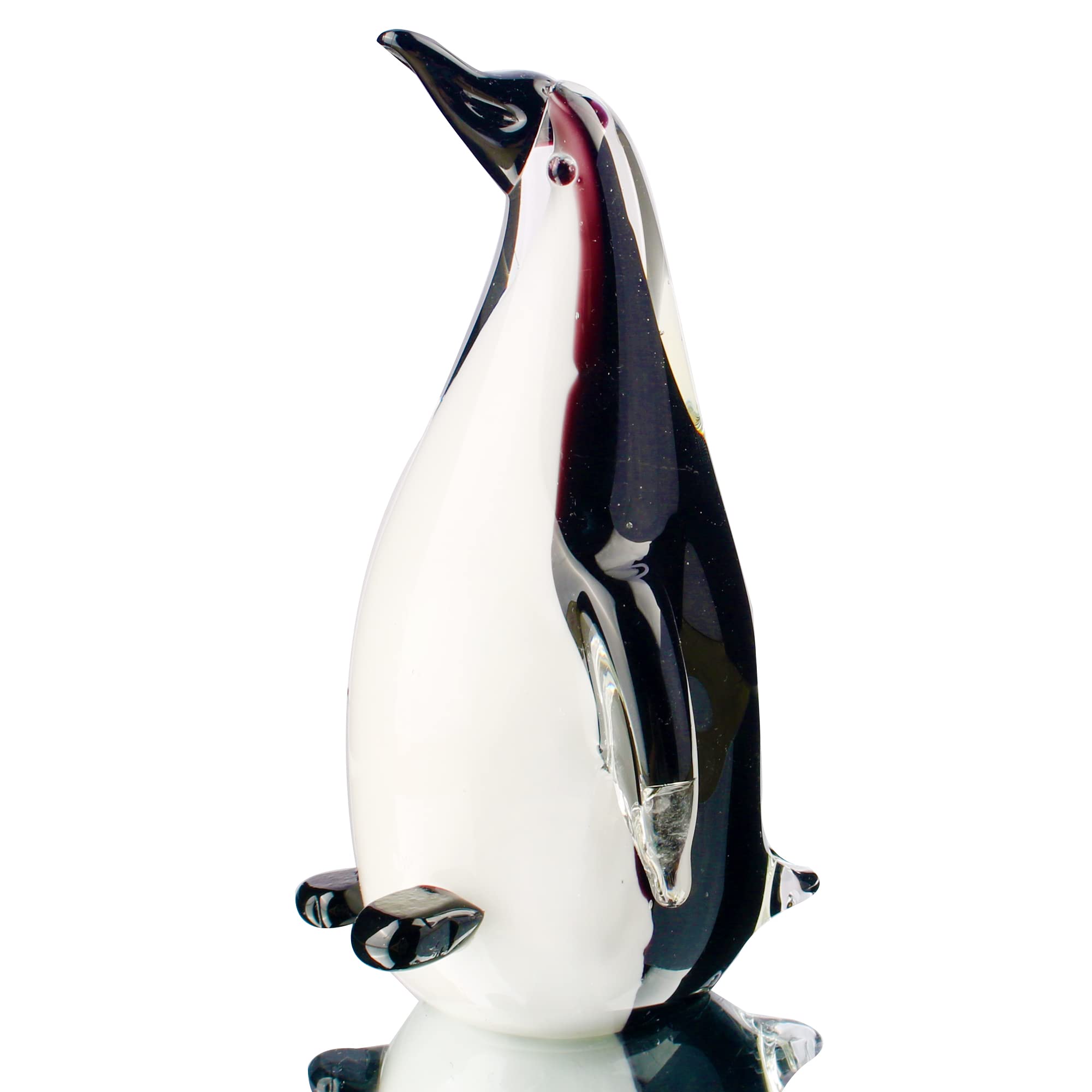 Amazon.co.jp: Hophen ガラスペンギン置物 ハンドメイド ブローン